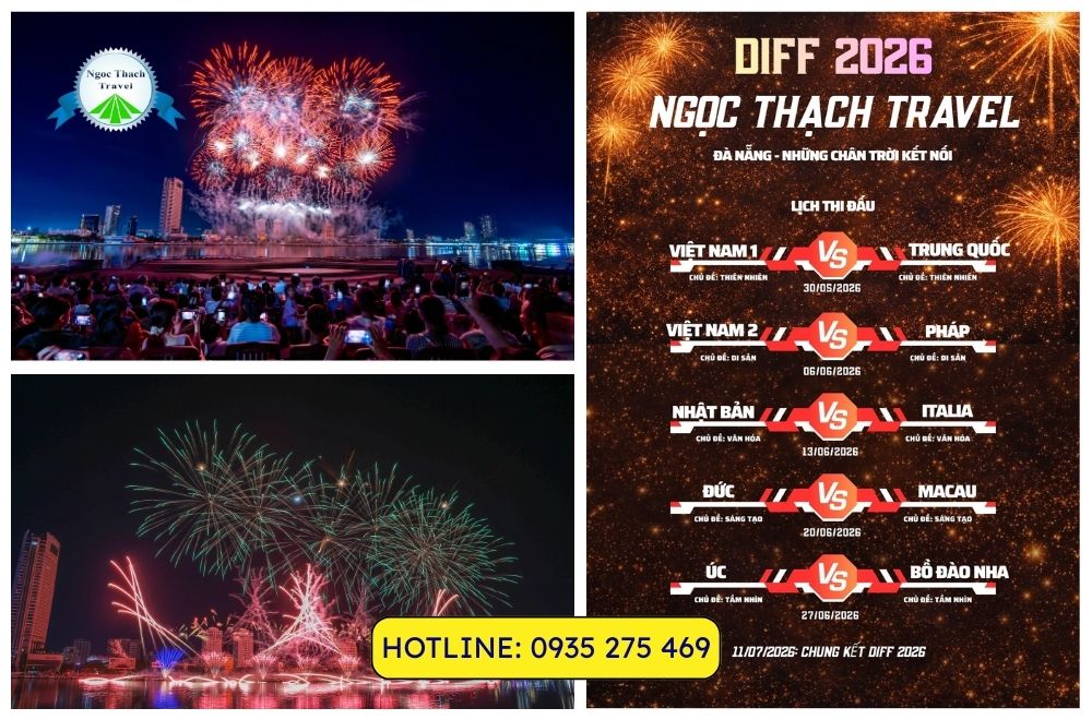Lịch bắn pháo hoa DIFF 2026