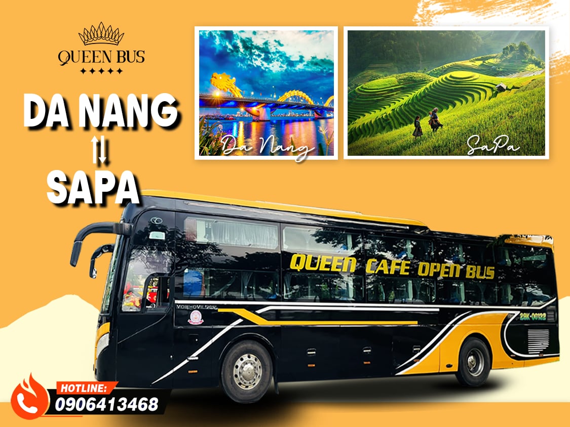 Đặt Vé Xe Khách Đà Nẵng Sapa – Queen Cafe Bus [2025]