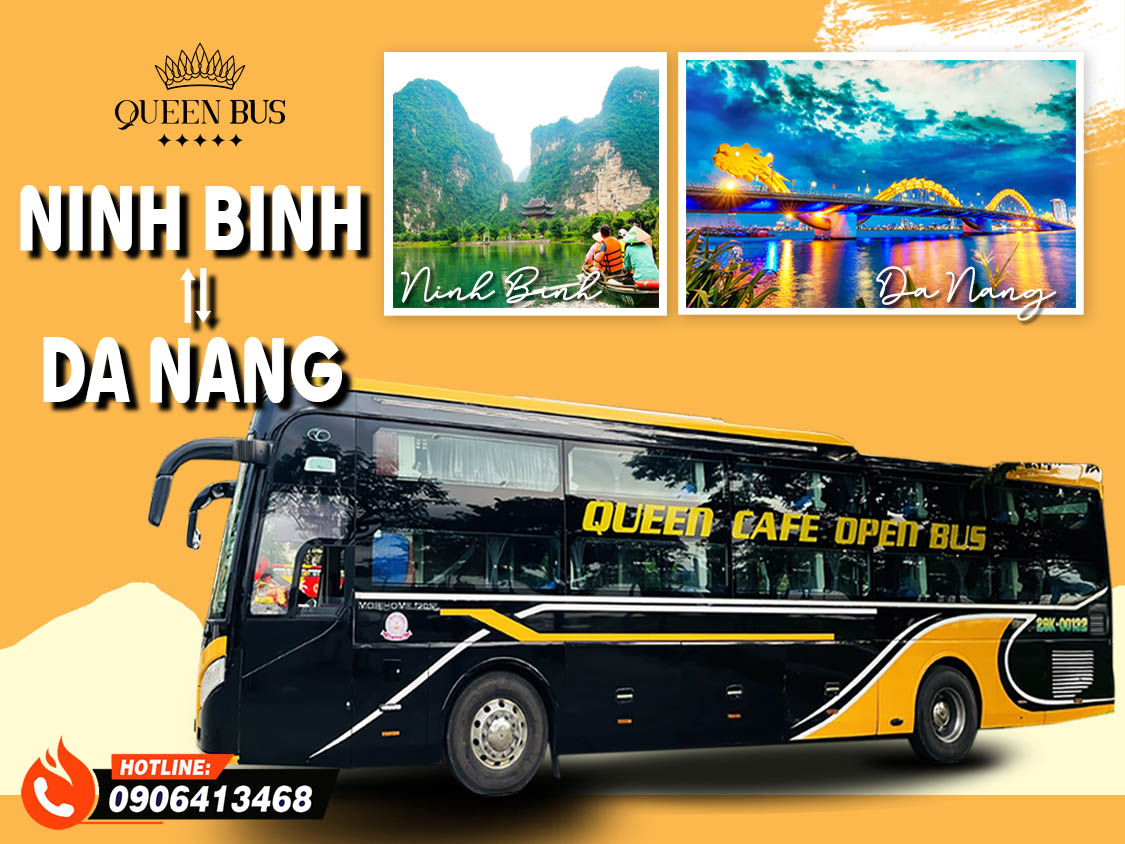 Đặt Vé Xe Ninh Bình Đà Nẵng – Queen Cafe Bus [2025]