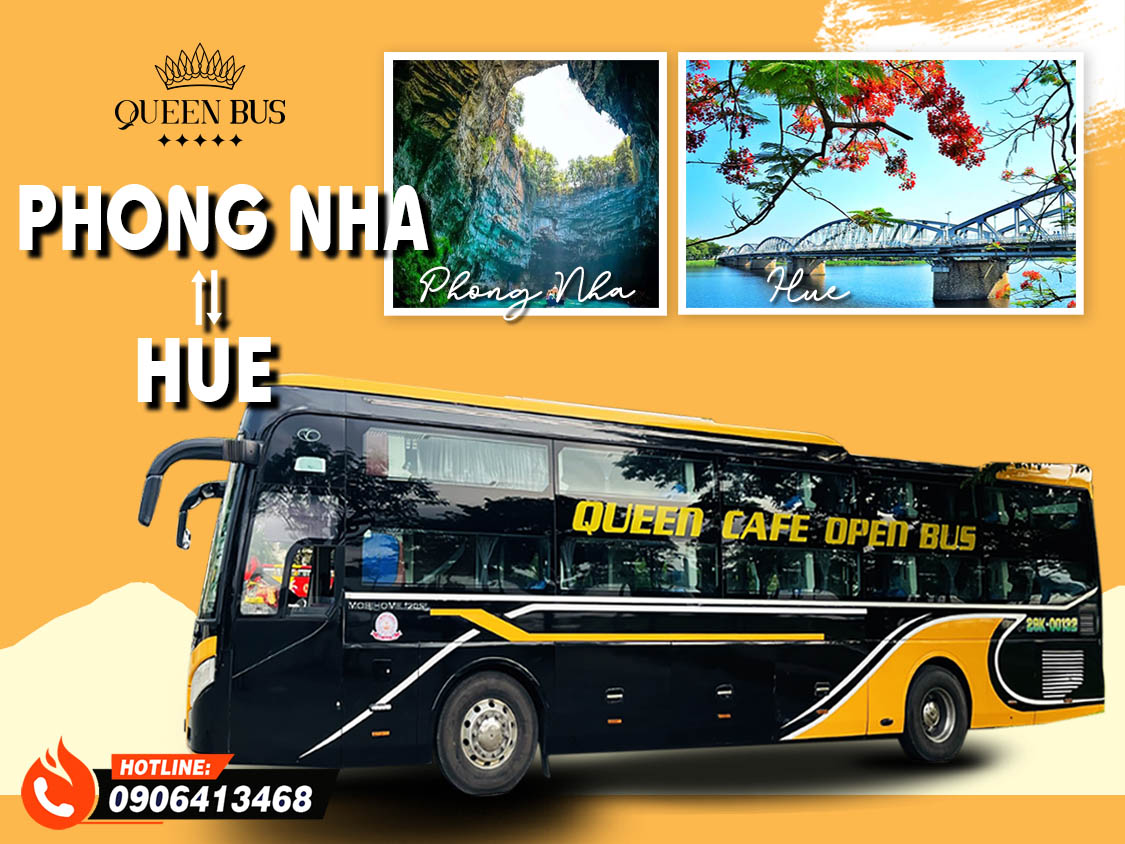 Đặt Vé Xe Quảng Bình Đi Huế – Queen Cafe Bus [2025]